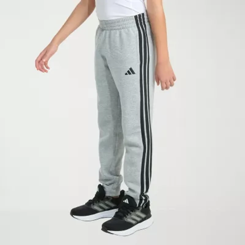 adidas Big Kid Boys Drawstring Waist Tapered Regular Fit Jogger Pant