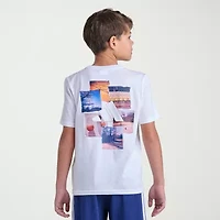 adidas Big Kid Boys Crew Neck Short Sleeve Regular Fit Graphic T-Shirt