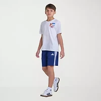 adidas Big Kid Boys Crew Neck Short Sleeve Regular Fit Graphic T-Shirt