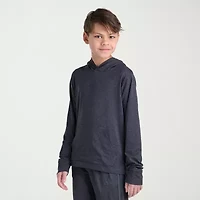 adidas Big Kid Boys Long Sleeve Fleece Active Hoodie
