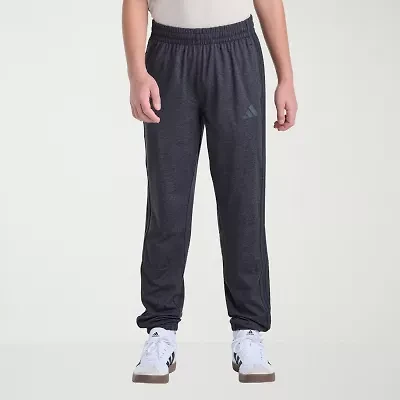 adidas Big Kid Boys Drawstring Waist Cuffed Mid Rise Regular Fit Jogger Pant