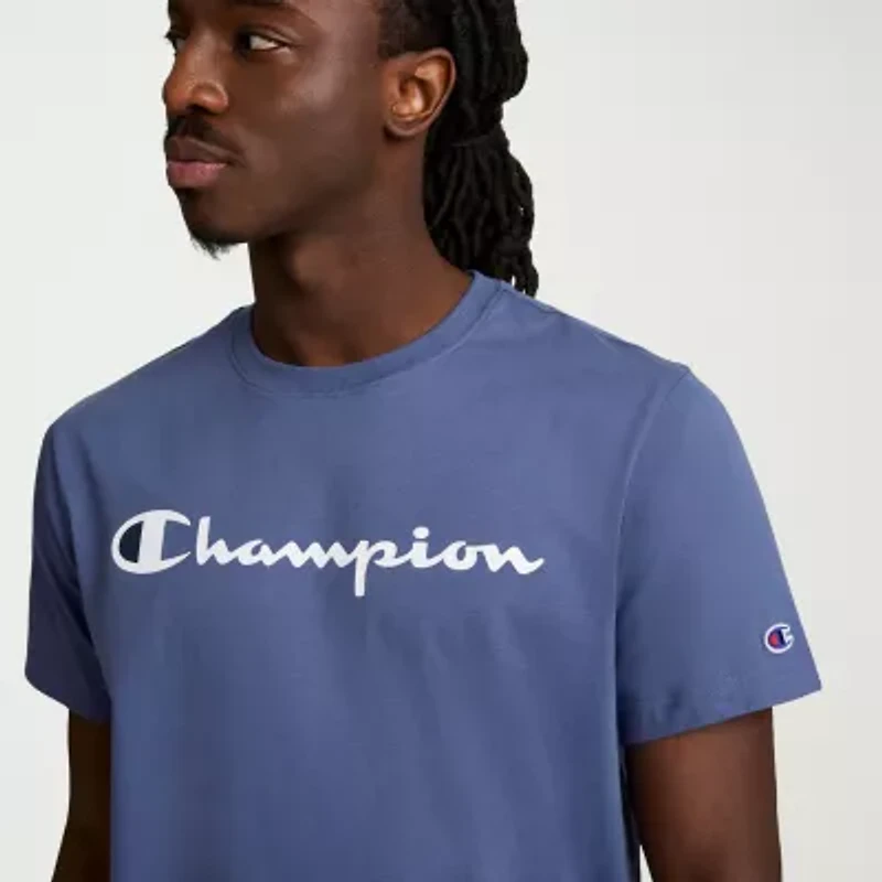 Champion Mens Crew Neck Short Sleeve Active T-Shirt
