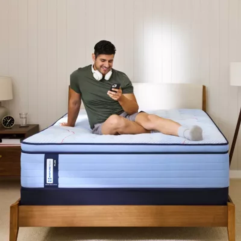 Sealy Posturepedic Ripley 15" Plush Pillow Top - Mattress + Adjustable Base