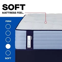 Sealy Posturepedic Ripley 13" Plush Tight Top - Mattress + Adjustable Base