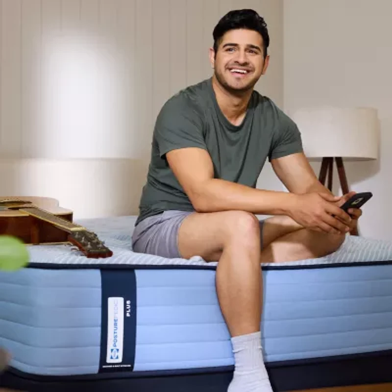 Sealy Posturepedic Ripley 13" Firm Tight Top - Mattress + Adjustable Base