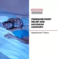Sealy Posturepedic Ripley 13" Firm Tight Top - Mattress + Adjustable Base