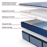 Sealy Posturepedic Ripley 13" Ultra Firm Tight Top - Mattress + Adjustable Base