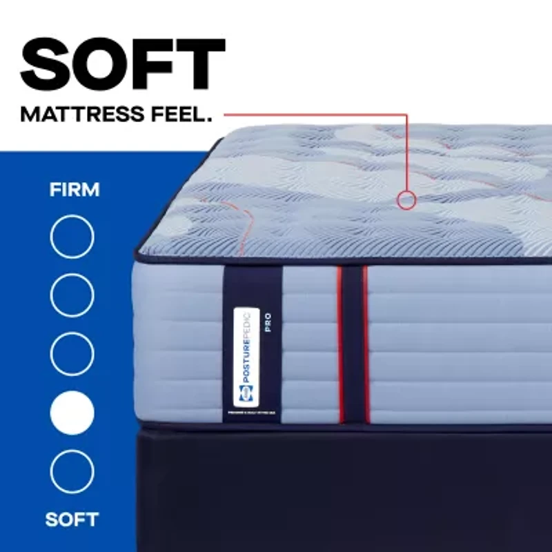 Sealy Posturepedic Gatemore 14" Plush Tight Top - Mattress + Adjustable Base
