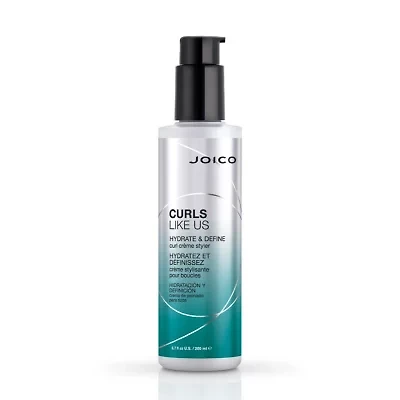 Joico Curls Like Us Hydrate & Define Curl Crème Styler Hair Cream 6.7 oz.
