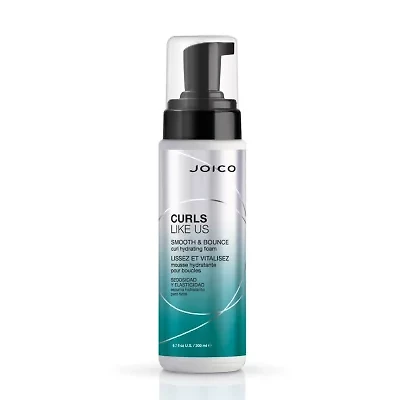 Joico Curls Like Us Smooth & Bounce Curl Hydrating Foam Hair Mousse 6.7 oz.