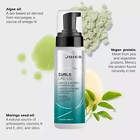Joico Curls Like Us Smooth & Bounce Curl Hydrating Foam Hair Mousse 6.7 oz.