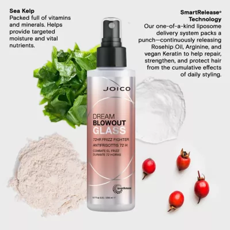 Joico Dream Blowout Glass 72hr Frizz Fighter Styling Product 6.7 oz.