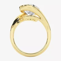Grown Gorgeous (F / Vs2) Womens 3 3/8 Ct. Lab White Diamond 14K Gold Pear Solitaire Engagement Ring