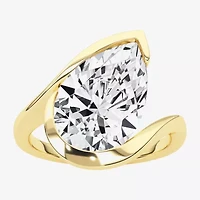 Grown Gorgeous (F / Vs2) Womens 3 3/8 Ct. Lab White Diamond 14K Gold Pear Solitaire Engagement Ring