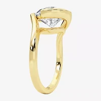 Grown Gorgeous (F / Vs2) Womens 3 3/8 Ct. Lab White Diamond 14K Gold Pear Solitaire Engagement Ring