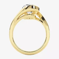 Grown Gorgeous (F / Vs2) Womens 2 1/4 CT. Lab White Diamond 14K Gold Oval Solitaire Engagement Ring
