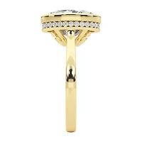 Grown Gorgeous (F / Vs2) Womens 3 1/2 CT. T.W Lab White Diamond 14K Gold Oval Engagement Ring