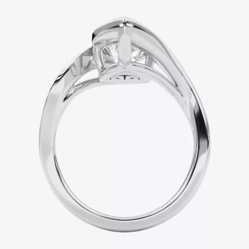 Grown Gorgeous (F / Vs2) Womens 2 1/4 CT. Lab White Diamond 14K Gold Marquise Solitaire Engagement Ring