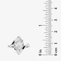 Grown Gorgeous (F / Vs2) Womens 2 1/4 CT. Lab White Diamond 14K Gold Marquise Solitaire Engagement Ring