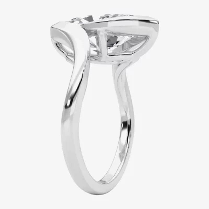 Grown Gorgeous (F / Vs2) Womens 2 1/4 CT. Lab White Diamond 14K Gold Marquise Solitaire Engagement Ring