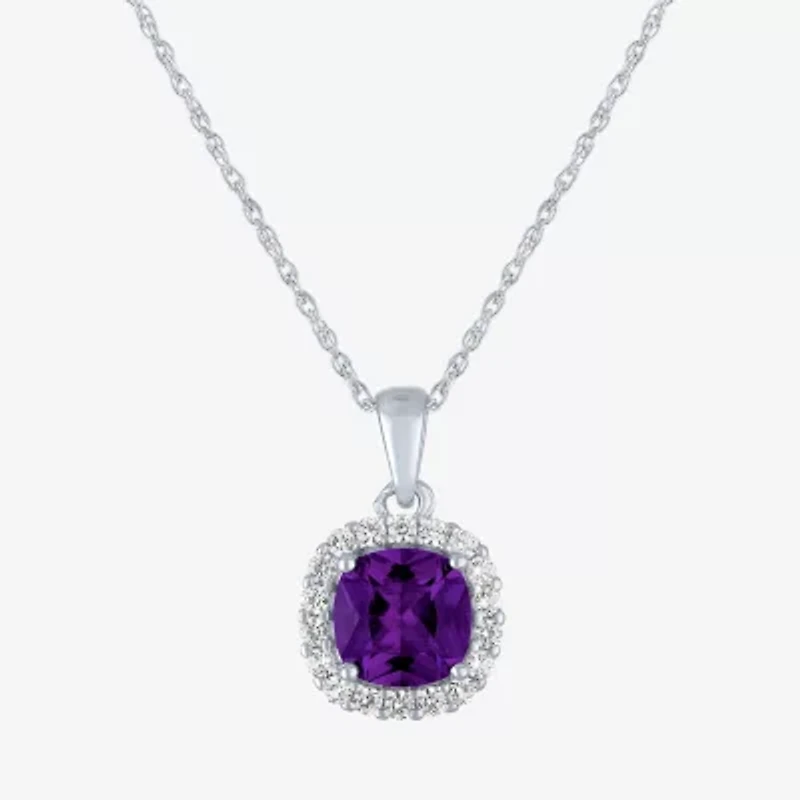 Gemstone Pure Silver Over Brass 2-pc. Jewelry Set
