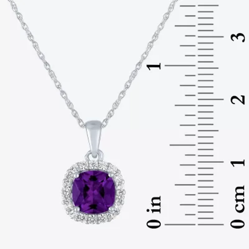 Gemstone Pure Silver Over Brass 2-pc. Jewelry Set
