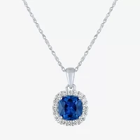 Gemstone Pure Silver Over Brass 2-pc. Jewelry Set