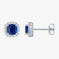 Gemstone Pure Silver Over Brass 2-pc. Jewelry Set