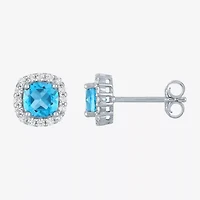 Gemstone Pure Silver Over Brass 2-pc. Jewelry Set
