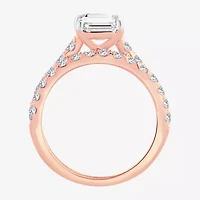 (H-I / SI1-SI2) Signature By Modern Bride Emerald Cut Womens 2 CT. T.W. Lab Grown White Diamond Bridal Set 14K Gold