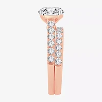 (H-I / SI1-SI2) Signature By Modern Bride Womens 2 1/2 CT. TW. Lab Grown White Diamond 14K Gold Round Bridal Set