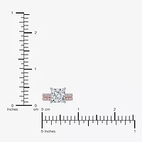 (H-I / SI1-SI2) Signature By Modern Bride Womens 2 1/2 CT. TW. Lab Grown White Diamond 14K Gold Princess Bridal Set