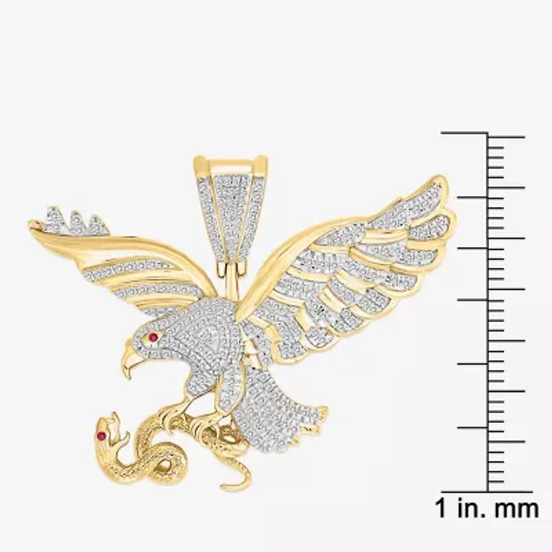 1/2 CT. (I / I2) White Diamond 10K Gold Charm