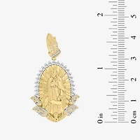 1/2 CT. (I / I2-I3) White Diamond 10K Gold Charm