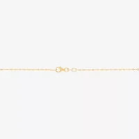 Made in Italy Womens 10K Gold Inch Chain Necklace