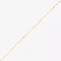 Made in Italy Womens 10K Gold Inch Chain Necklace