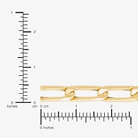 Made in Italy Unisex Adult 10K Gold 18 Inch Link Chain Necklace