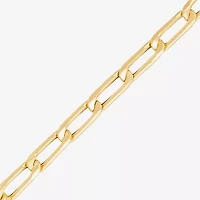 Made in Italy Unisex Adult 10K Gold 18 Inch Link Chain Necklace