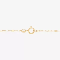 Gold Addiction Womens 10K Gold Heart 18 Inch Pendant Necklace