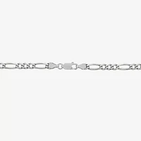 Made in Italy Unisex Adult Sterling Silver Inch Figaro Chain Necklace