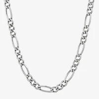 Made in Italy Unisex Adult Sterling Silver Inch Figaro Chain Necklace