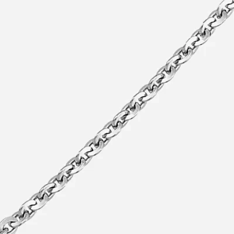 Made in Italy Unisex Adult Sterling Silver 22 Inch Cable Chain Necklace