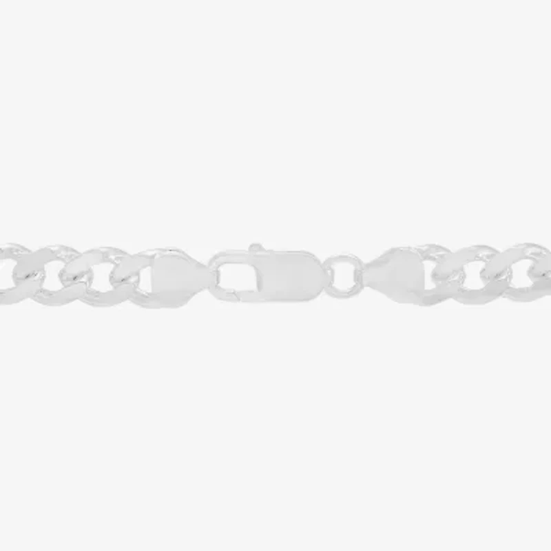 Made in Italy Mens Sterling Silver 20 Inch Figaro Chain Necklace