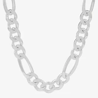 Made in Italy Mens Sterling Silver 20 Inch Figaro Chain Necklace