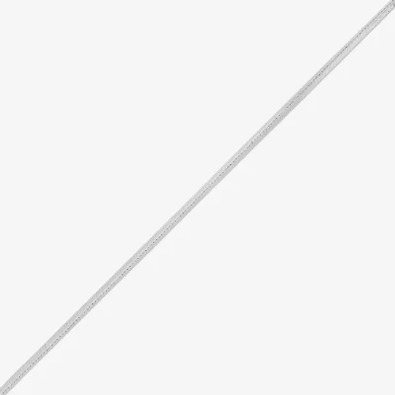Made in Italy Womens Sterling Silver Inch Snake Chain Necklace