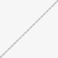 Made in Italy Womens Sterling Silver Inch Singapore Chain Necklace