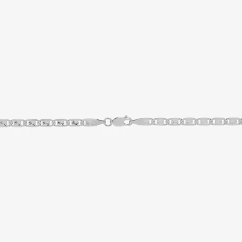 Made in Italy Womens Sterling Silver Inch Valentino Chain Necklace