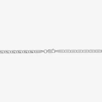 Made in Italy Womens Sterling Silver Inch Valentino Chain Necklace