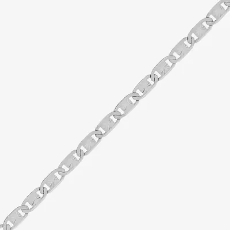 Made in Italy Womens Sterling Silver Inch Valentino Chain Necklace