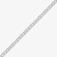 Made in Italy Womens Sterling Silver Inch Valentino Chain Necklace